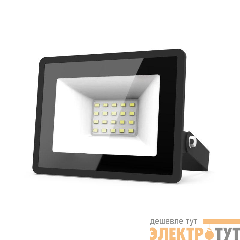 Прожектор светодиодный Elementary 20Вт 6500К IP65 1800лм 200-240В ДО черн. GAUSS 613100320