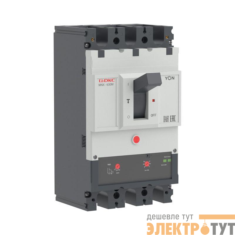Выключатель автоматический 3P 500А 100кА pro MNX630M при AC415V расцепитель TMD YON MNX630M3PTMD0500
