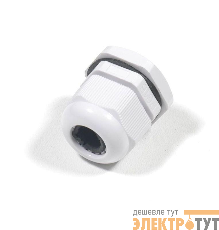 Сальник PG19 d12-15мм IP68 пластик. сер. ГОФРОМАТИК zeta30885