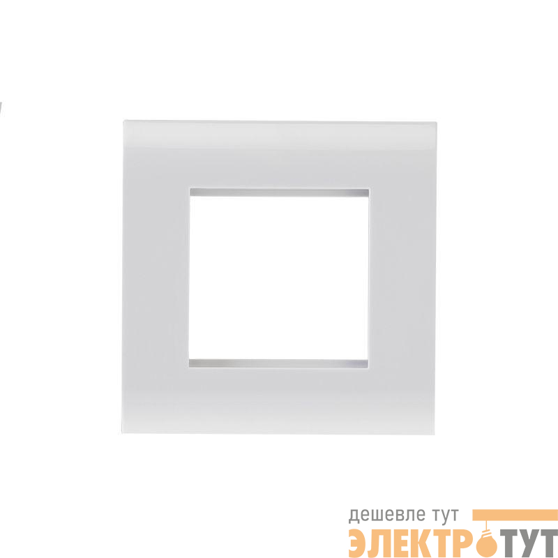 Панель лицевая 80х80 для модуля Mosaic пластик. суппорт Rexant 03-0131