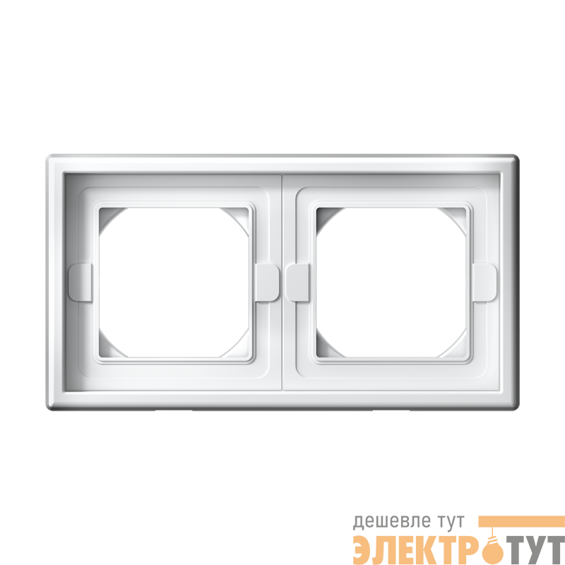 Рамка 2-м ArtGallery IP44 бел. SE GAL440102