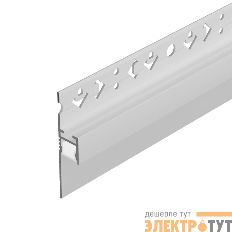 Профиль ARH-PLINTUS-FANTOM-2000 WHITE L2000 алюм. Arlight 034983