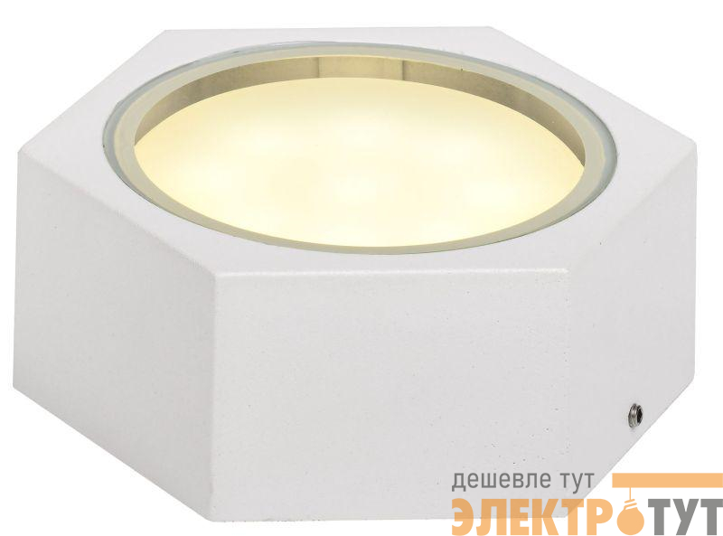 Светильник 5204 GX53 IP65 уличный потолочный бел. IEK LT-UPU0-5204-GX53-1-K01