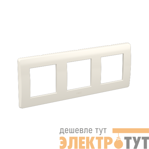 Рамка 3-м 2+2+2мод. Brava бел. DKC 75013W