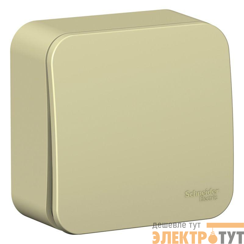 Переключатель проходной 1-кл. ОП Blanca 10А IP20 (сх. 6) 250В с изолир. пластиной беж. SE BLNVA106017