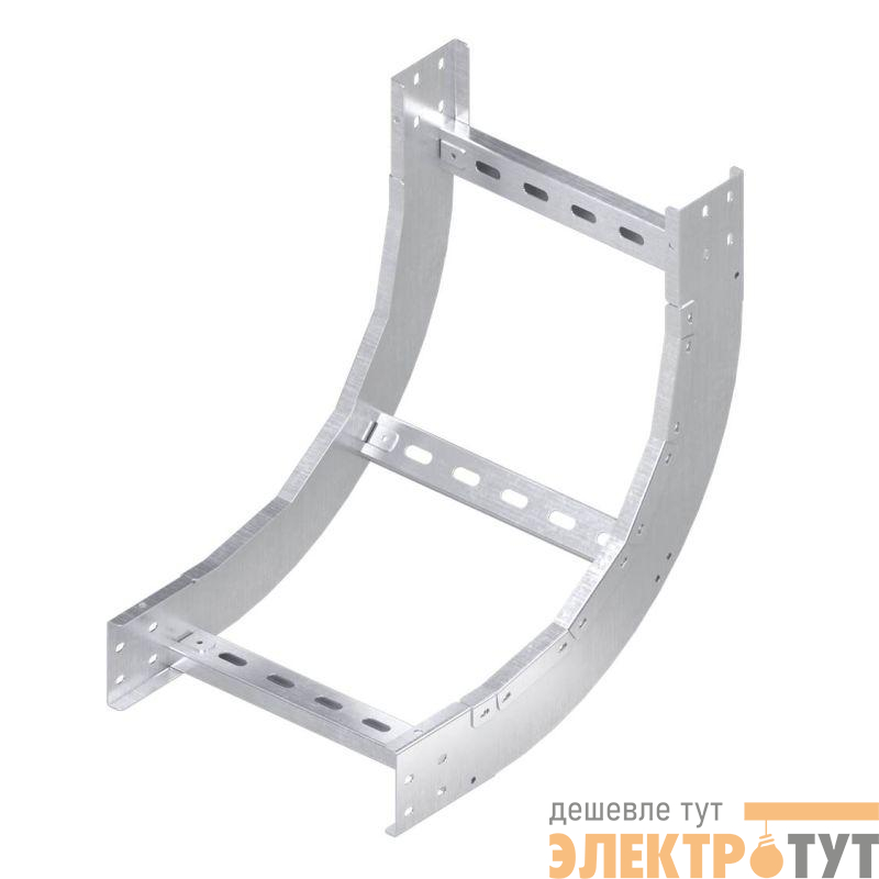 Угол для лотка вертикальный внутренний 90град. 600х100 R600 в компл. с крепежн. элемент. гор. оцинк. DKC LH1660KHDZ