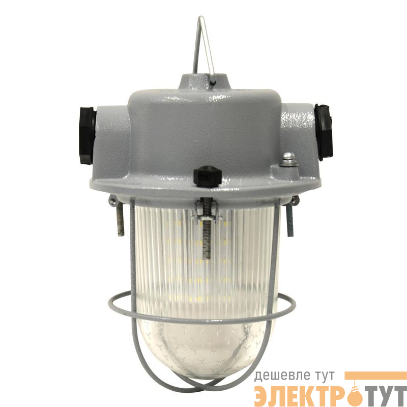 Светильник светодиодный "Шахтер ДСР 01" СПЕЦСВЕТ 03-015-201 (505) с реш. 220В 15Вт 4000К 1700лм УХЛ2 IP54 ГУ подвесной Элетех 1030450505