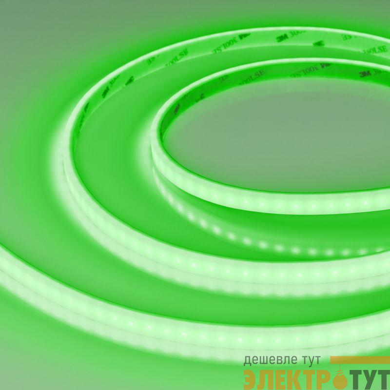 Лента светодиодная RTW-PSW-A120-10mm 24V Green 9.6Вт/м IP67 2835 герметичная (уп.5м) Arlight 040765