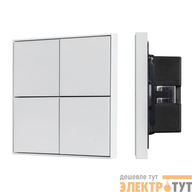 Панель кнопочная KNX-304-23-IN White (BUS Frame) (IP20 металл) INTELLIGENT ARLIGHT 038401