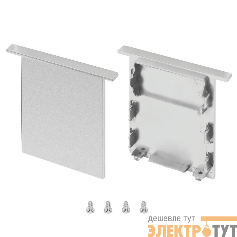 Заглушка SL-LINIA52-3L-F-MIDDLE глухая пластик (комплект) Arlight 044709