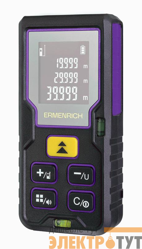 Рулетка лазерная Reel PLUS GD40 фиолет. Ermenrich 84643