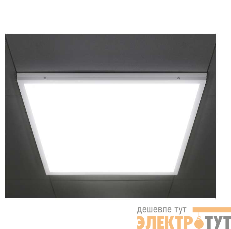 Светильник светодиодный PPL 595/U Opal 40Вт 6500К IP40 3400лм 25мм ДВО/ДПО универс. равномерная засветка встроен. драйвер панель Pro JazzWay 5018228