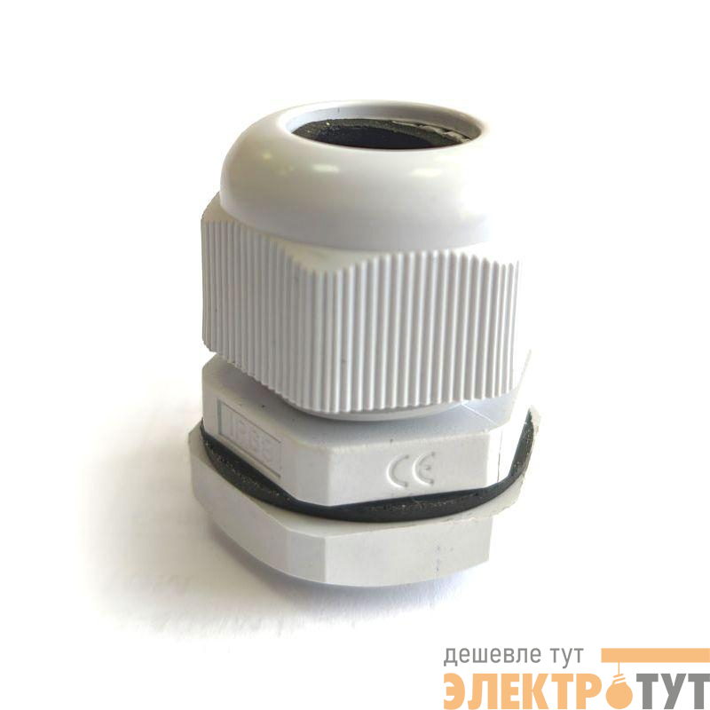 Сальник MG16 d4-8мм IP68 пластик. сер. ГОФРОМАТИК zeta30901