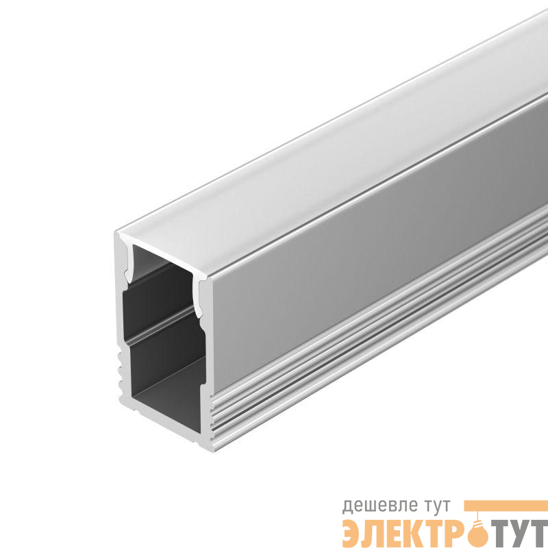 Профиль SL-MINI-8-H12-2000 ANOD+OPAL L2000 с экраном алюм. Arlight 036833