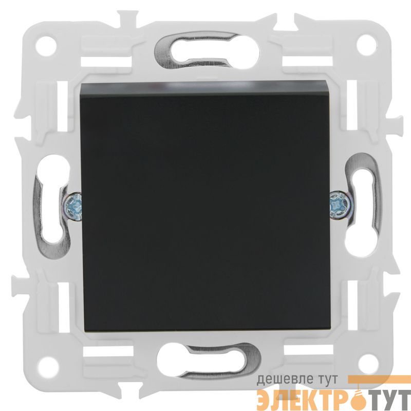 Выключатель перекрестный 1-кл. SKANDY 10А SK-V03Bl черн. IEK SK-V13-0-10-K02