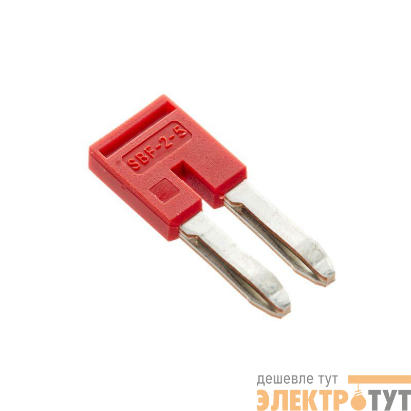 Перемычка вставная для клемм на 2.5кв.мм 2-х полюсная DKC SBF-2-5