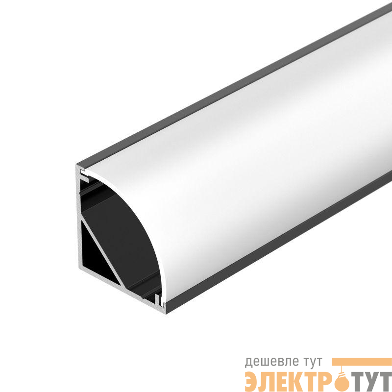 Профиль SL-KANT-H20-2000 BLACK L2000 алюм. Arlight 049016