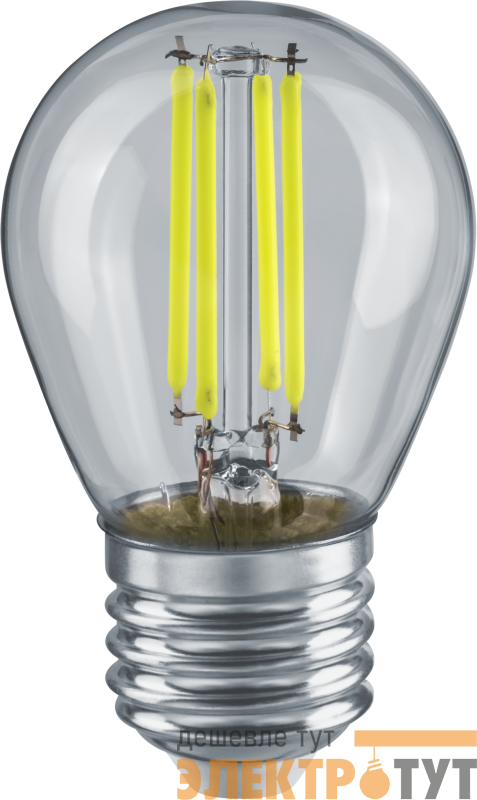 Лампа светодиодная 95 141 NLL-F-G45-5-230-G-E27 для гирлянд БелтЛайт зел. NAVIGATOR 95141