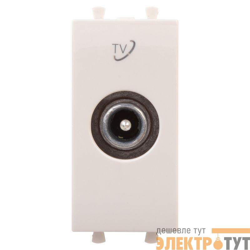 Розетка телевизионная проходная TV 1мод. Avanti "Ванильная дымка" 16А DKC 4405511
