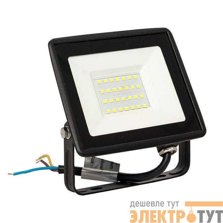 Прожектор светодиодный СДО-3003 30Вт 6500К IP65 Basic EKF FLL-3003-30-6500