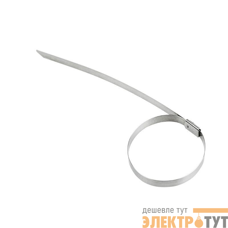 Хомут-стяжка стальной 400х7.9мм (уп.100шт) Rexant 07-0410-100
