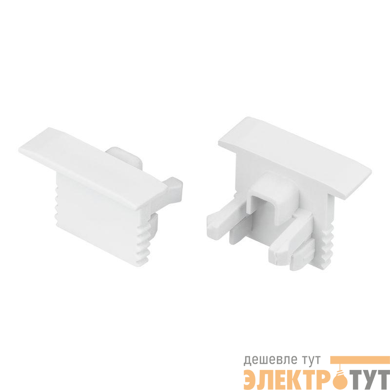 Заглушка SL-MINI-10-F WHITE глухая пластик (комплект) Arlight 049453