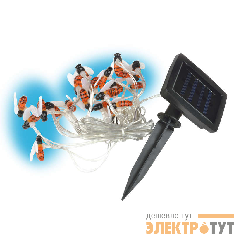 Светильник садовый USL-S-127/PT4000 "Пчелки" BEES IP44 солнечная батарея Uniel UL-00004280