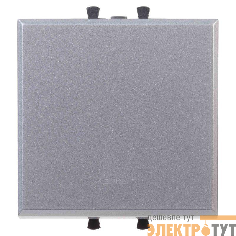 Кнопка 1-кл. 2мод. Avanti "Закаленная сталь" DKC 4404152