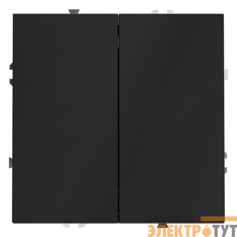 Выключатель 2-кл. СП S70 10А механизм графит Voltum VLS020107