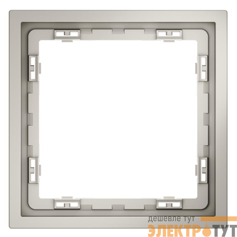 Рамка 1-м S70 пластик. кашемир Voltum VLS100103