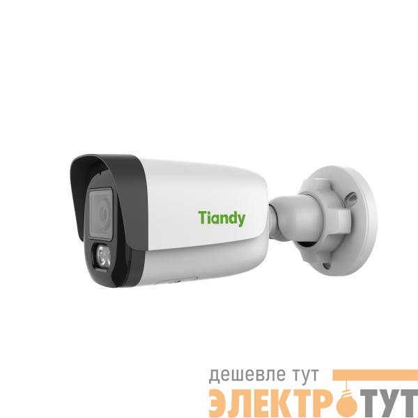 Видеокамера IP bullet 4мпх 2.8мм с микрофоном LED POE/12v SD карта TC-C34WP W/E/Y/2.8mm/V4.0 Tiandy 00-00013861