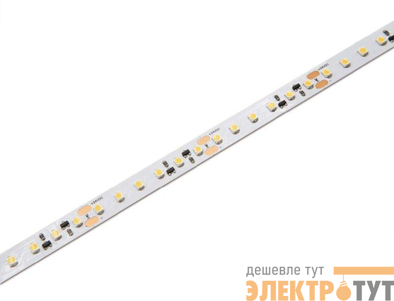 Лента светодиодная 10Вт/м 24В 4000К 10мм IP20 SMD 2835 120LED/м (уп.20м) VARTON VLS-20-10-2835-10-120-40