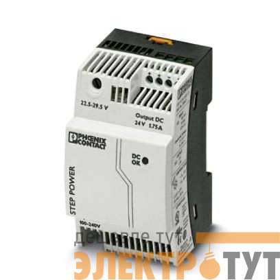 Источник питания STEP-PS/1AC/24DC/1.75 Phoenix Contact 2868648