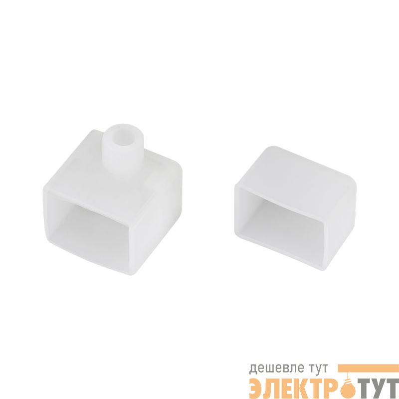 Заглушка MOONLIGHT-CAP-12x17mm-SIDE-S-SET силикон Arlight 041022