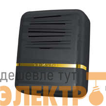 Звонок проводной Элегия соловей 220В 80-90дБА черн./зол. МОНОМАХ ЭЗ-05