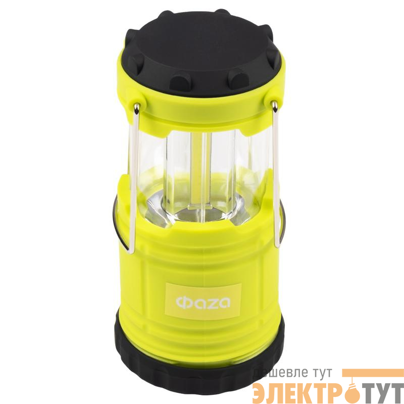 Фонарь светодиодный кемпинговый складной CF3-L1W-gn 1Вт ФАZА 5023482
