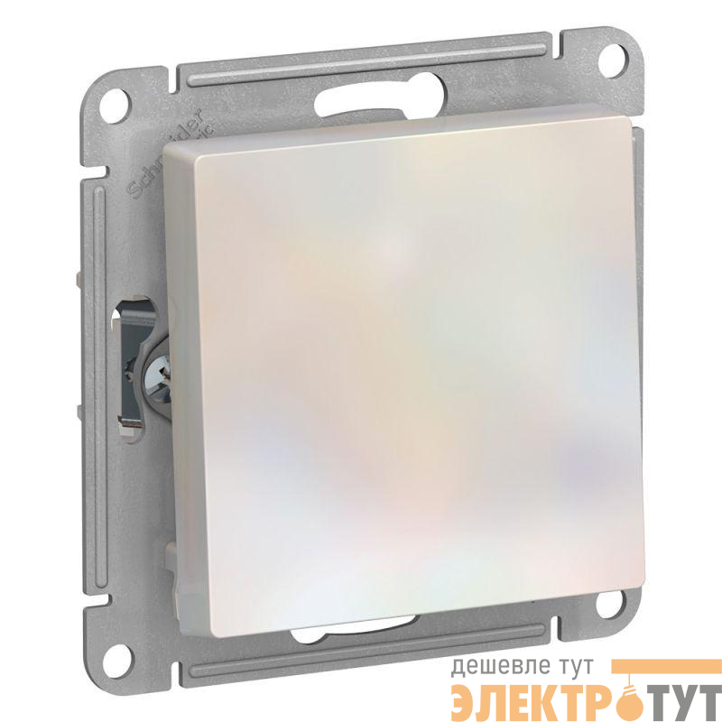 Переключатель перекрестный 1-кл. СП AtlasDesign 10А IP20 (сх. 7) 10AX механизм жемчуж. SE ATN000471