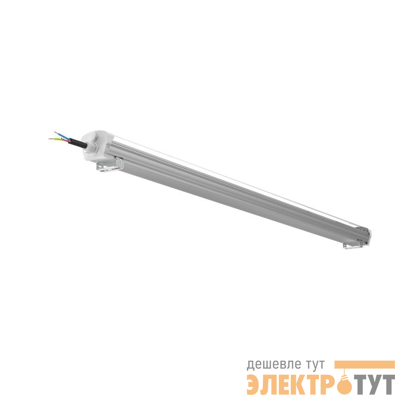 Светильник светодиодный ДСП WP 20 C 40W W 840 L1200 1200х74х60мм 40Вт 4000К IP66 пылевлагозащ. бел. Русский Свет 27072023134