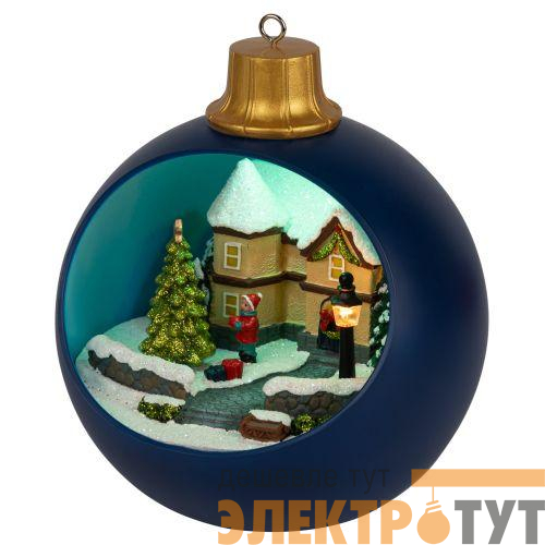 Фигура светодиодная новогодняя EFIS-S04 композиция Шар мультиколор 3хАА 15х15х17см Эра Б0060482