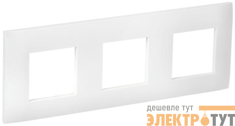 Рамка 3-м SKANDY SK-F03W арктич. бел. IEK SK-M32-K01