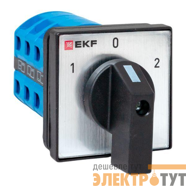 Переключатель кулачковый ПК-1-43 3п 25А "1-0-2" IP65 EKF pk-1-43-25-65