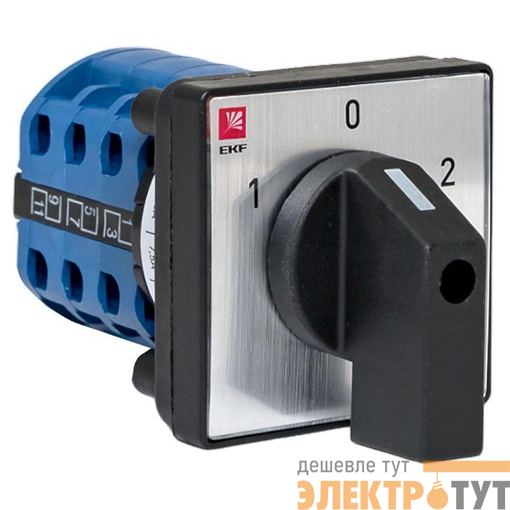 Переключатель кулачковый ПК-1-43 3П 25А "1-0-2" EKF pk-1-43-25