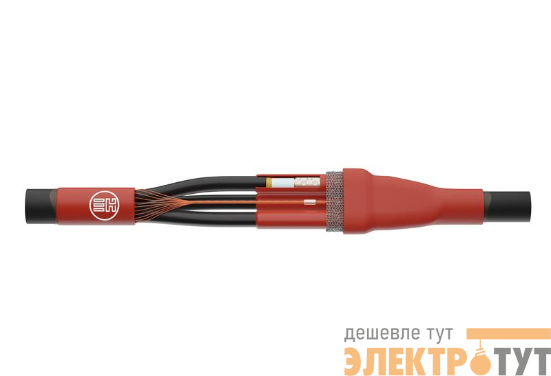 Муфта кабельная соединит. 10кВ HJ1P-12/3x70-120CS (3Стп-10-70-120) бумажн. изоляция; с болтов. соединителями; пайка НИЛЕД 16000977