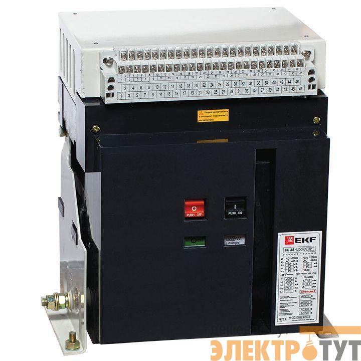Выключатель нагрузки 3п ВН-45 2000/2000А стационарный EKF nt45-2000-2000
