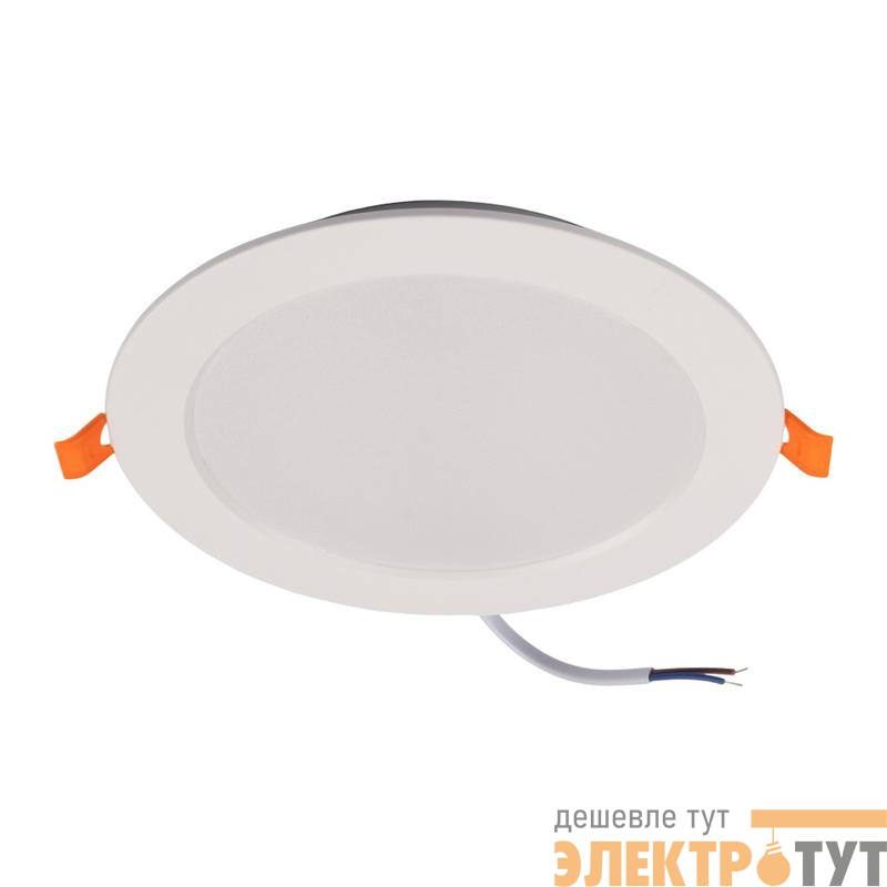 Светильник светодиодный PLED DL7 WH Downlight 18Вт 4000К IP54 170х26мм ДВО встраив. JazzWay 5046658