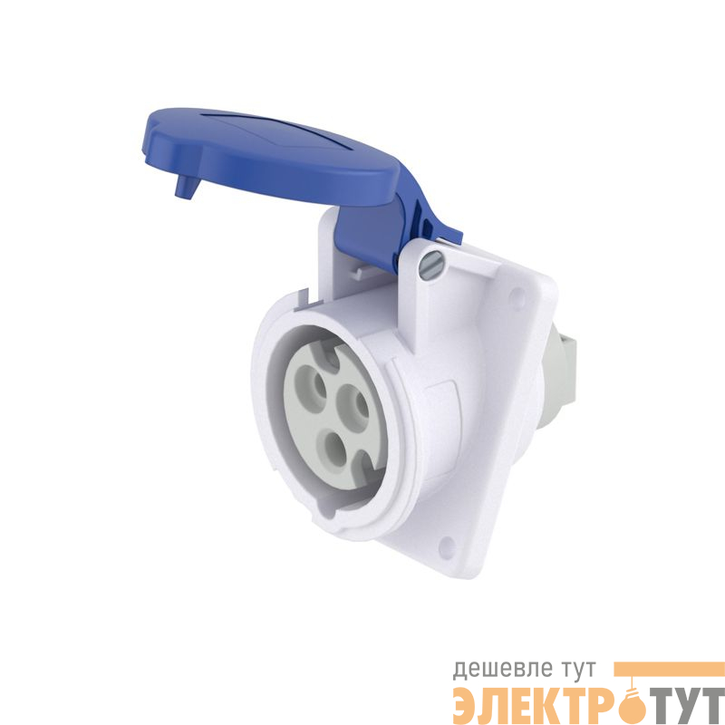 Розетка СП 16А 230В 3п 2P+E IP44 с наклоном DKC DIS4131663