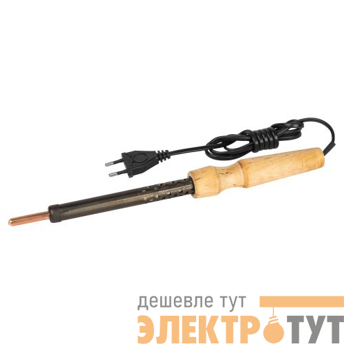 Паяльник ЭПЦН 230В 80Вт с деревянной рукояткой Россия PL-RU1-80W Эра Б0061033
