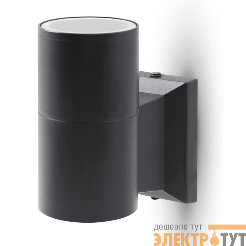 Светильник уличный фасадный металлический IP54 LGU10-02 C02 черн. Camelion 15387