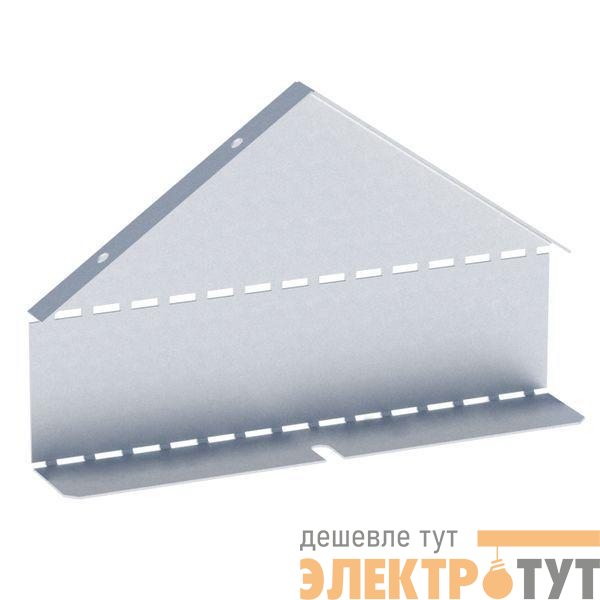 Заглушка для крышки двускатной 80х200 сталь 0.8мм HDZ гор. оцинк. EKF zkdsk80200-HDZ