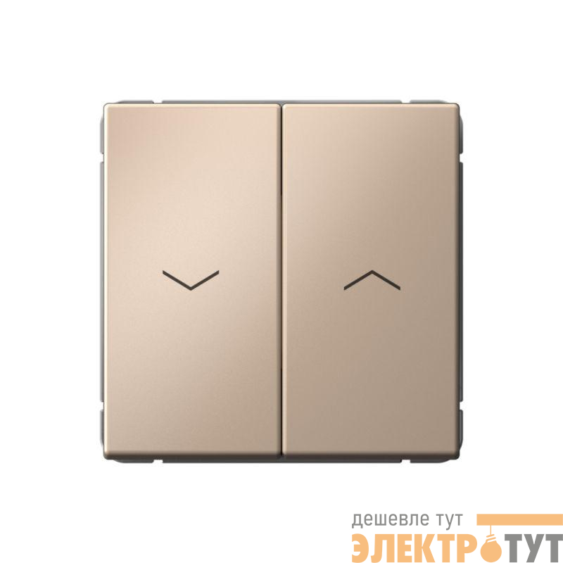 Выключатель для жалюзи 2-кл. ArtGallery 2х (сх. 4) 10А быстрозажим. клем. механизм песочн. SE GAL001219S